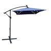 Outdoor Patio Umbrella, Waterproof 6 Ribs Umbrella with Crank and Cross Base for Garden Deck Backyard Pool Shade Outside Deck Swimming Pool - 3 of 4