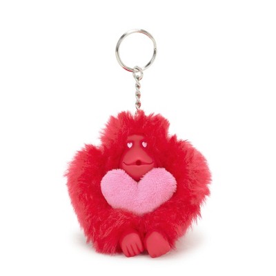 Kipling Sven Valentine Monkey Keychain