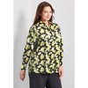 Avenue Women's Plus Size Button Front Blouse - 4 of 4