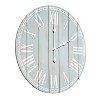 23" Wood Plank Rustic Coastal Wall Clock - Elegant Designs - 2 of 4