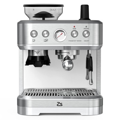 15-Bar Espresso Machine with Built-in Grinder & Milk Frother ¨C Professional Cappuccino & Latte Maker for Rich, Caf¨¦-Style Coffee at Home