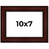PosterPalooza | Photo Size Distressed Brown Picture Frame - UV Acrylic, Foam Board Backing, Hanging Hardware - 2 of 4