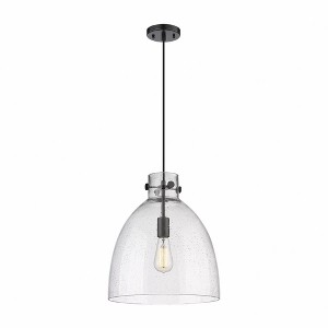 Newton Bell - 1 Light Pendant In Industrial Style-16 Inches Tall and 14 Inches Wide - 1 of 1