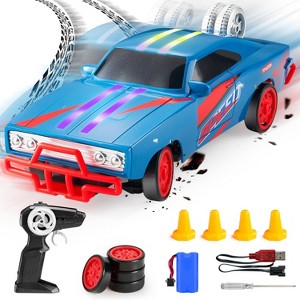 Joyfy Remote Control Car, 2.4GHz RC Drift Car with 4WD & Smoke Effect,  Birthday Christmas Halloween Gift Toys for 6 7 8 9 Year Old Boys Girls Kids - 1 of 4