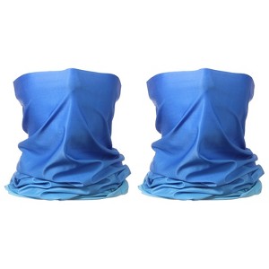 Unique Bargains Breathable Sun Protection Hiking Fishing Cycling Neck Gaiter Face Masks 2 Pcs - 1 of 4