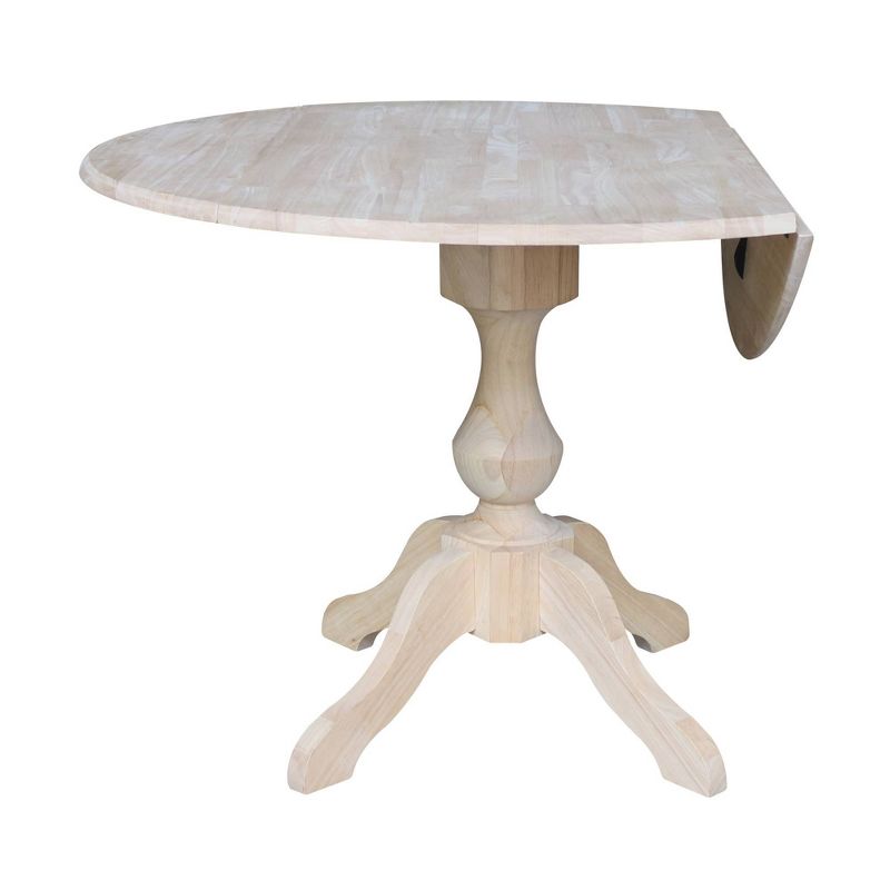 Blake Round Drop Leaf Table Unfinished - International Concepts, 4 of 11
