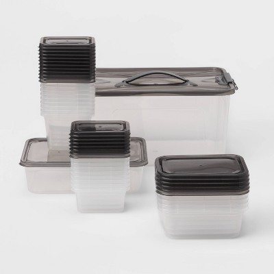 Photo 1 of 50pc Food Storage Container Set Gray - Room Essentials