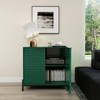 CLIHOME 31.5 in. 2-Door Wooden Accent Decorative Storage Cabinet with 3 Adjustable Shelf - 2 of 4