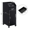 Karl Home Salon Trolley Storage Cart Beauty Hair Dryer Holder Black - 3 of 4