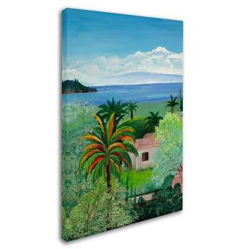 Trademark Fine Art -'Costa Rican Beach' Canvas Art