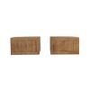 Set of 2 Bookends Brown MDF & Wood by Foreside Home & Garden - 3 of 4