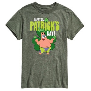 Men's - SpongeBob Squarepants - Happy St. Patricks Day Short Sleeve Graphic T-Shirt - 1 of 4