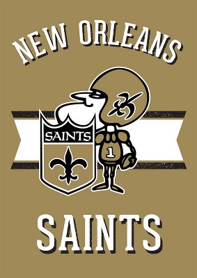 Double-Sided New Orleans Saints Fan Rules Suede House Flag