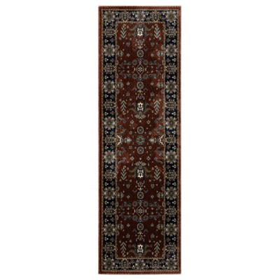 Oriental Weavers Vivian VI05X Red/ Navy Indoor Area Rug - 2'3" x 7'6"