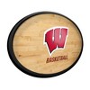 College Basketball Hardwood Design Oval Slimline Lighted Wall Sign - 2 of 4