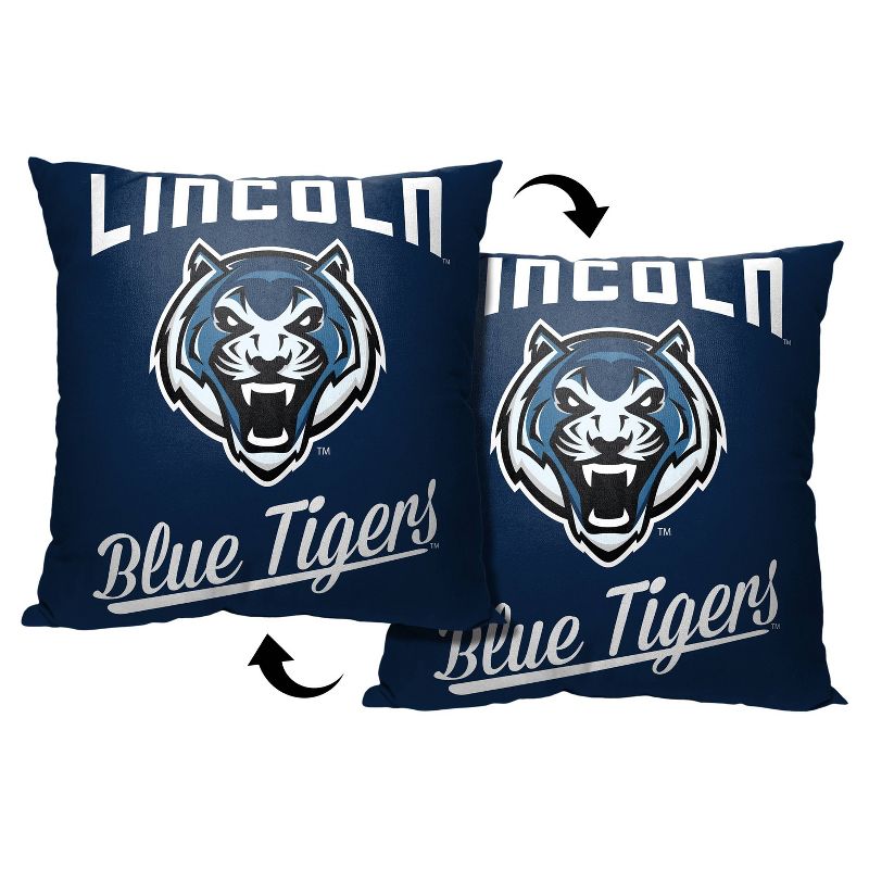 18&#34; x 18&#34; NCAA Lincoln Blue Tigers Alumni Pillow, 2 of 4