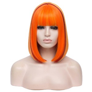 Unique Bargains Women's Halloween Wigs with Wig Cap 1 Pc - 1 of 4