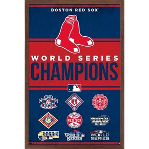 Trends International MLB Boston Red Sox - Champions 23 Framed Wall Poster Prints - 1 of 4
