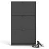 HomeStock 3 Drawer Shoe Cabinet - 4 of 4
