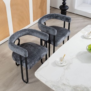 NicBex Accent Chair Upholstered Living Room Chairs set of 2 Modern Arm Chair with Solid Wood Frame for Bedroom, Reading Room - 1 of 4