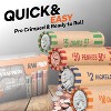 Coin Wrappers 128 PCS Assorted Preformed Coin Rolls Wrappers for Quarters, Pennies, Nickels & Dimes, Coin Wrappers for All Coins for Bank & Office - 4 of 4