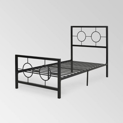 Francoise Modern Contemporary Iron Platform Bed - Christopher Knight Home
