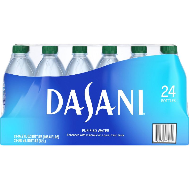 Dasani Purified Water - 24pk/16.9 fl oz Bottles, 6 of 8