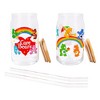 Silver Buffalo Care Bears Classic 16-Ounce Glass Tumblers With Bamboo Lid and Straw | Set of 2 - 4 of 4