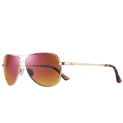 Revo Relay Re 1014 04 Sp Womens Aviator Polarized Sunglasses Gold 59mm ...