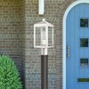 Livex Lighting Nyack 1 - Light Post Light in  Brushed Nickel - 3 of 4