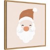Amanti Art 22"x22" Santa by Orara Studio Framed Canvas Wall Art Print - 2 of 4