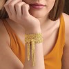 Ross-Simons Italian 18kt Gold Over Sterling Silver Mesh Tie Necklace Size 32 - 4 of 4