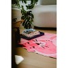 Lany Space Pink Panther Area Rug, 4'x6' - 4 of 4