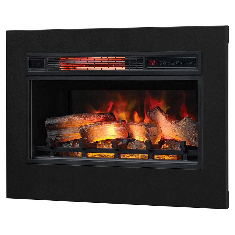 ClassicFlame 3D Spectrafire Plus Infrared Fireplace Insert & Flush Mount Kit, 1 of 4