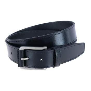Ascentix Men's Genuine Leather Dress Belt, 44, Black : Target