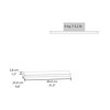 Vynxaria Modern Floating Shelves Set of 2, 31.5" Wide, Matte Finish, Ideal for Wall Decor, Bedroom, Bathroom, Living Room - 3 of 4
