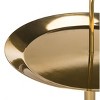 Apollo Round Brass Top Side Table - FOX5523A - White/Brass - Safavieh Couture - 4 of 4