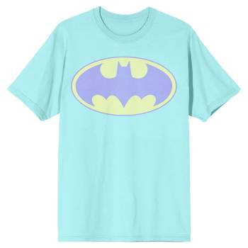 Batman Classic Logo Men's Celadon T-shirt