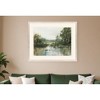 HomeRoots Stillwater Lakeside Reflections Gold Framed Wall Art - 2 of 4