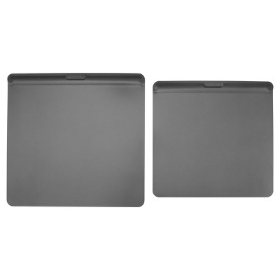  AirBake Dark Nonstick 2 Pack Cookie Sheet Set, 14 x 12in and 16  x 14in: Baking Sheets: Home & Kitchen