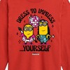 Boys' - Despicable Me Minions - Dress To Impress Yourself Long Sleeve Graphic T-Shirt - 2 of 4