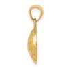 Black Bow Jewelry 14k Yellow Gold Satin and Polished Soccer Ball Pendant, 13mm - 2 of 4