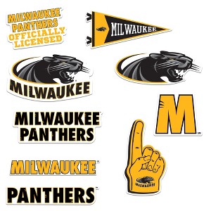 University of Wisconsin Milwaukee 8ct Vinyl Large Deluxe Stickers Variety Pack - 1 of 4