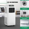 Costway 8,000 BTU Portable Air Conditioner & Dehumidifier Function Remote w/ Window Kit - image 2 of 4