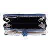 CTM Women's Vegan Leather Twist Lock Flap Wallet Wristlet - 2 of 4