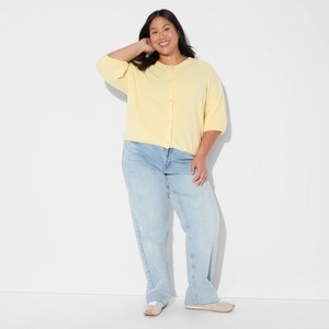 Women's Crewneck Cardigan - Wild Fable™ - 1 of 3