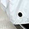 Unique Bargains 190T Black Silver Tone Motorcycle Cover Outdoor Waterproof Rain Protector - 4 of 4