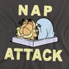 Nap Attack Adult T-Shirt Charcoal - 2 of 4