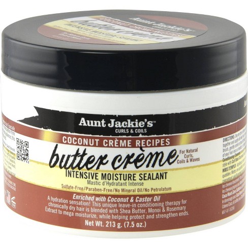 Aunt Jackie S Coconut Butter Creme Intensive Moisture Sealant 7 5oz Target