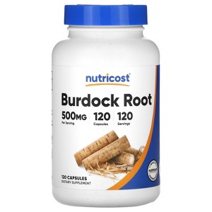 Nutricost Burdock Root, 500 mg, 120 Capsules - 1 of 2